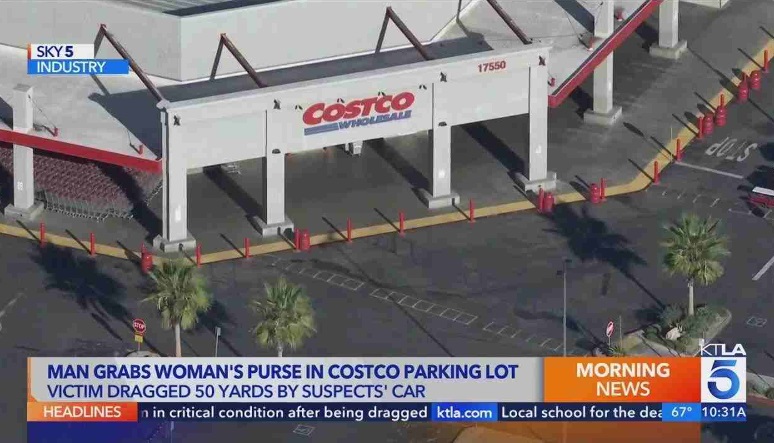 位于工业市的Costco停车场发生抢劫